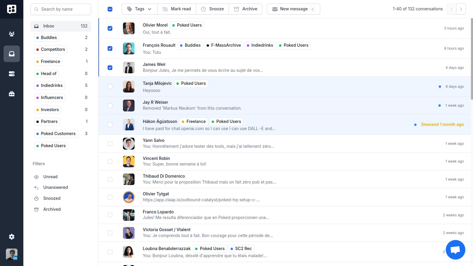 Smart Inbox by Poked: Streamline Your LinkedIn Messaging